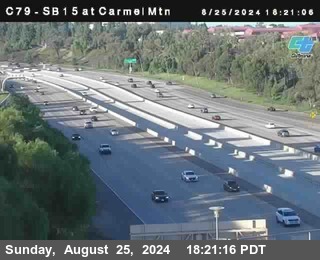 NB 15 at Carmel Mountain Rd.