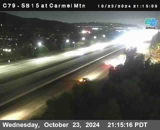 NB 15 at Carmel Mountain Rd.