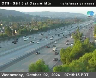 NB 15 at Carmel Mountain Rd.