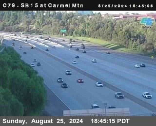 NB 15 at Carmel Mountain Rd.