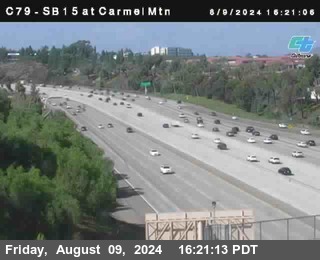 NB 15 at Carmel Mountain Rd.