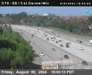 NB 15 at Carmel Mountain Rd.