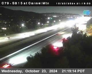 NB 15 at Carmel Mountain Rd.