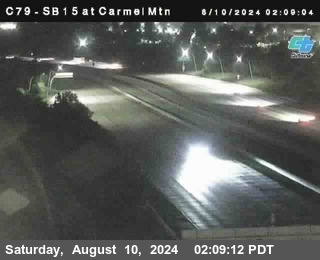 NB 15 at Carmel Mountain Rd.