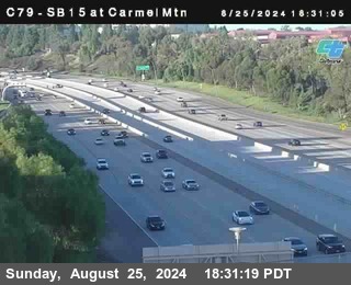 NB 15 at Carmel Mountain Rd.