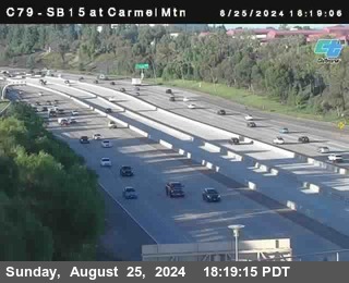 NB 15 at Carmel Mountain Rd.