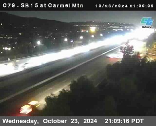 NB 15 at Carmel Mountain Rd.