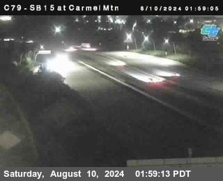 NB 15 at Carmel Mountain Rd.