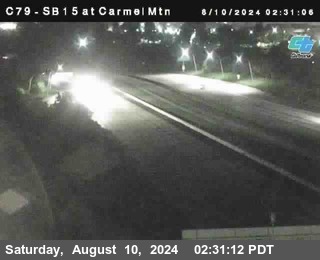 NB 15 at Carmel Mountain Rd.