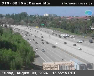 NB 15 at Carmel Mountain Rd.