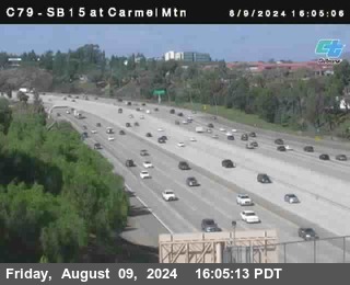 NB 15 at Carmel Mountain Rd.