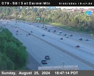 NB 15 at Carmel Mountain Rd.