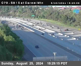 NB 15 at Carmel Mountain Rd.