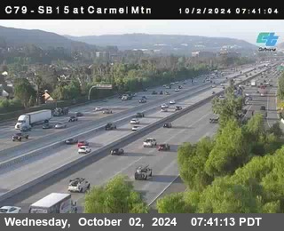 NB 15 at Carmel Mountain Rd.