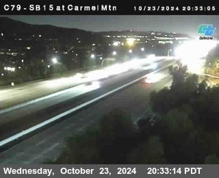 NB 15 at Carmel Mountain Rd.