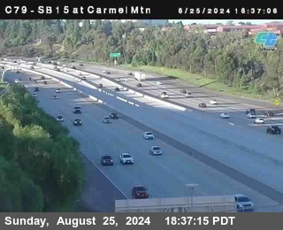 NB 15 at Carmel Mountain Rd.