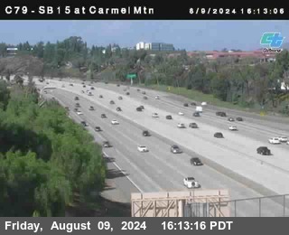 NB 15 at Carmel Mountain Rd.