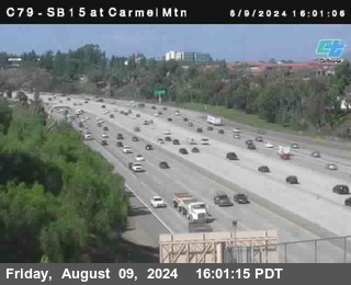 NB 15 at Carmel Mountain Rd.