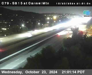 NB 15 at Carmel Mountain Rd.