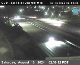 NB 15 at Carmel Mountain Rd.