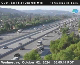 NB 15 at Carmel Mountain Rd.