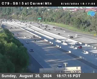 NB 15 at Carmel Mountain Rd.