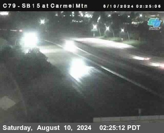 NB 15 at Carmel Mountain Rd.