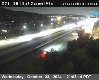 NB 15 at Carmel Mountain Rd.