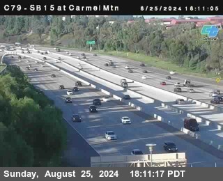 NB 15 at Carmel Mountain Rd.