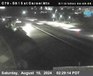 NB 15 at Carmel Mountain Rd.