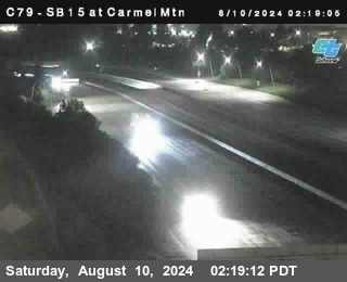 NB 15 at Carmel Mountain Rd.