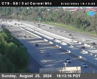 NB 15 at Carmel Mountain Rd.