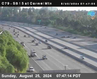 NB 15 at Carmel Mountain Rd.