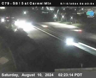 NB 15 at Carmel Mountain Rd.