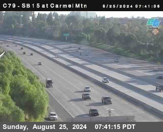 NB 15 at Carmel Mountain Rd.