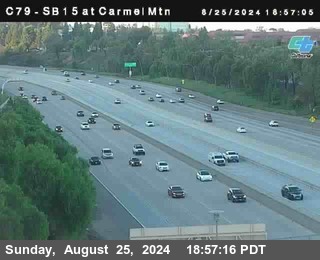 NB 15 at Carmel Mountain Rd.