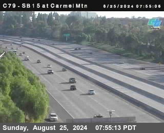 NB 15 at Carmel Mountain Rd.