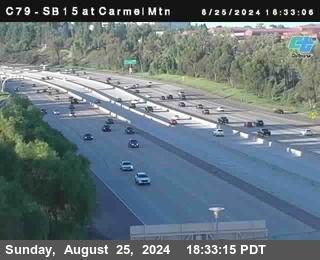 NB 15 at Carmel Mountain Rd.