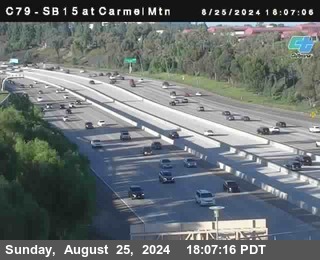 NB 15 at Carmel Mountain Rd.