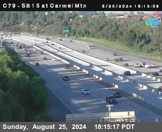 NB 15 at Carmel Mountain Rd.