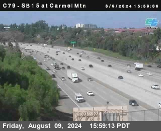 NB 15 at Carmel Mountain Rd.