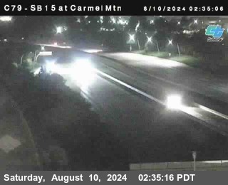 NB 15 at Carmel Mountain Rd.