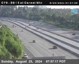 NB 15 at Carmel Mountain Rd.