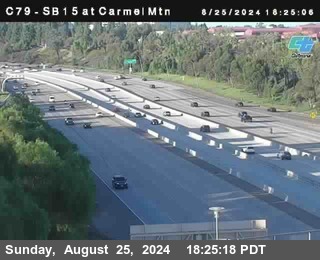 NB 15 at Carmel Mountain Rd.