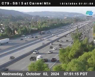 NB 15 at Carmel Mountain Rd.