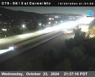 NB 15 at Carmel Mountain Rd.