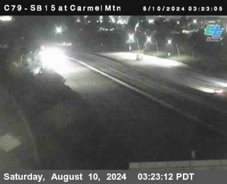 NB 15 at Carmel Mountain Rd.