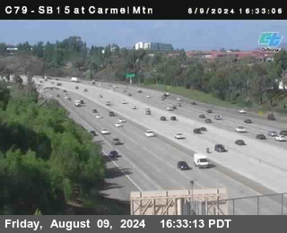 NB 15 at Carmel Mountain Rd.