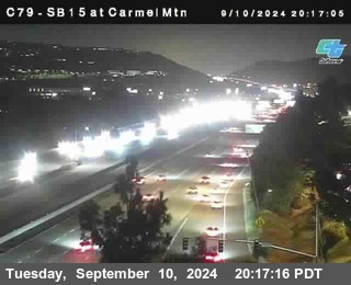 NB 15 at Carmel Mountain Rd.