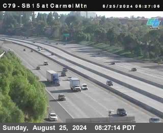 NB 15 at Carmel Mountain Rd.